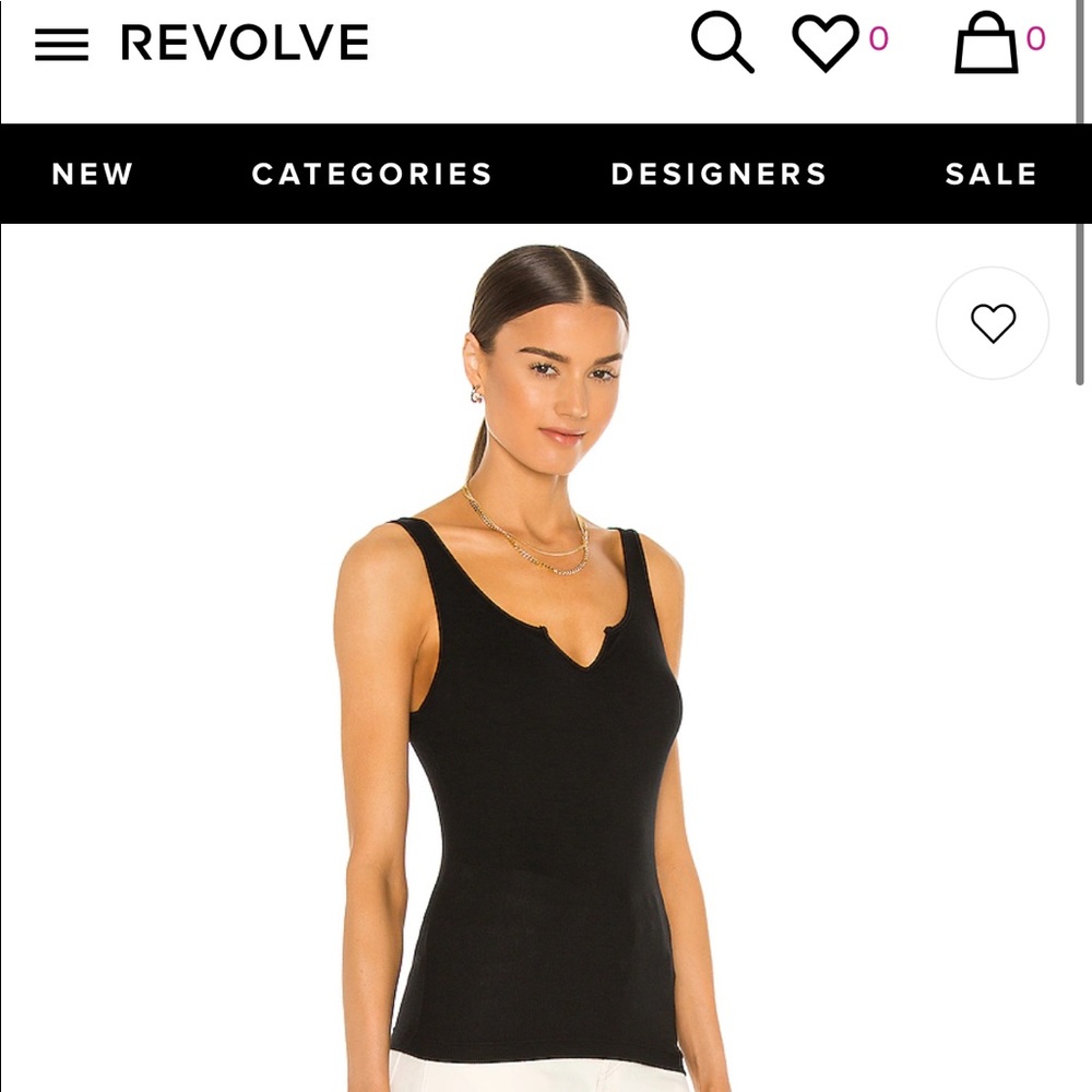 Revolve Notch Ribbed Tank - Picture 3 of 9